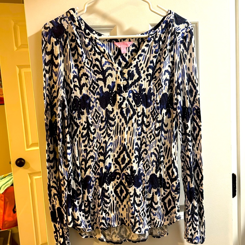 Lilly Pulitzer long sleeve top size small